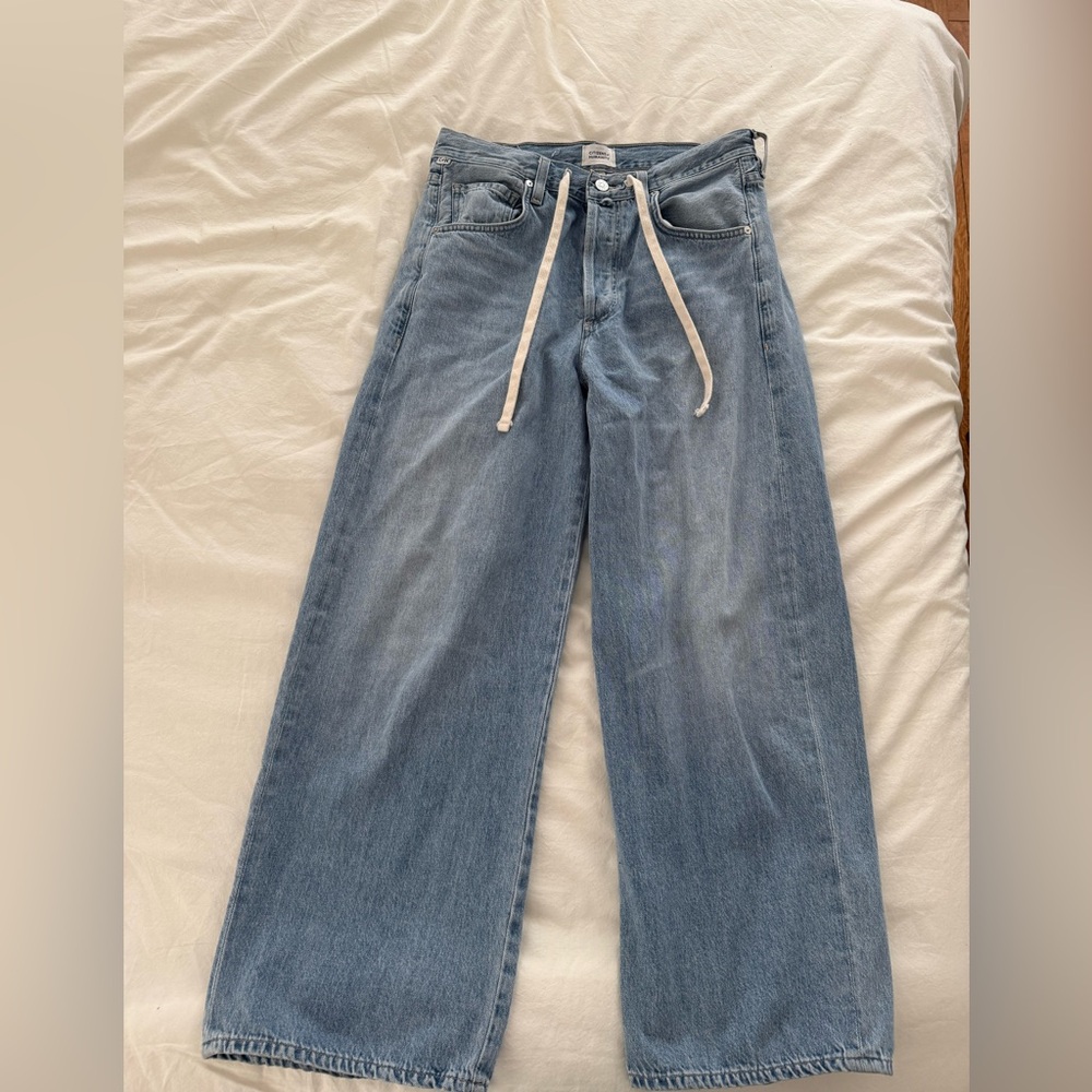 Citizens Of Humanity Petite Brynn drawstring trousers. - Picture 4 of 7